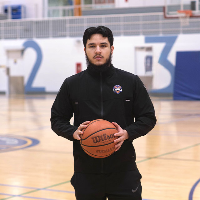 portrait of ali abo saada hoops academy canada's basketball trainer